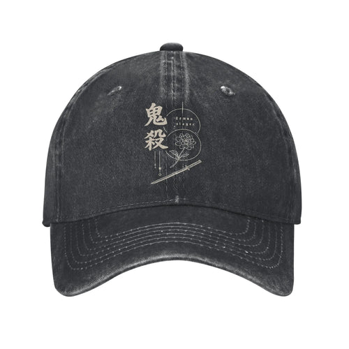 Pure Color Dad Hats Inspired Women's Hat Sun Visor Baseball Caps Demon Slayer
