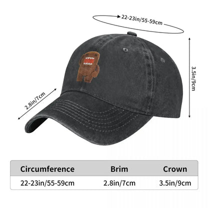 Cute Fuzzy Domo Kun Men Women Baseball Cap