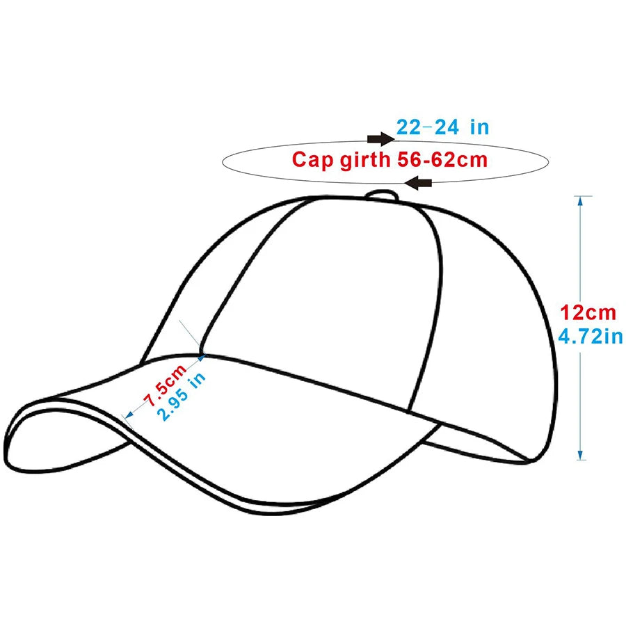 Embroidery Star of David Men Baseball Cap