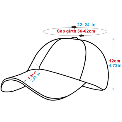 Embroidery Star of David Men Baseball Cap