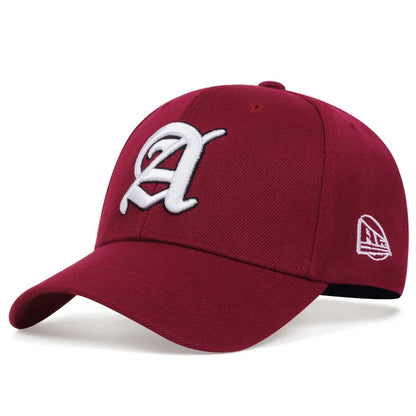 Summer Fashion Men Baseball Cap Letter A Embroidery