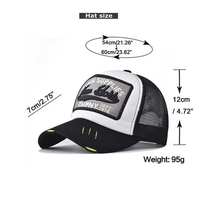 Unisex NEW YORK CMPNY Embroidery Street Baseball Cap