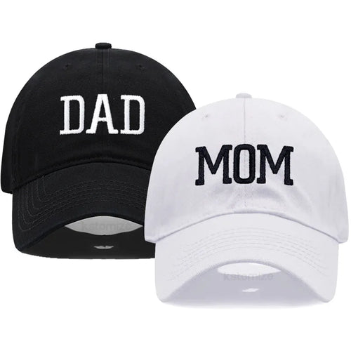 DAD MOM Embroidery Baseball Cap Fashion Women Men