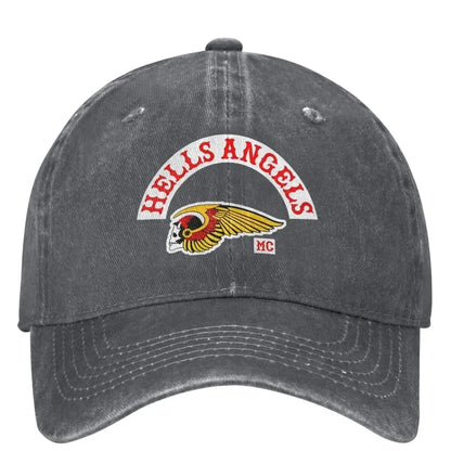 H-Helles Casual Baseball Cap Popular Logo A-Angeles Outdoor Sports Baseball Caps Men Women