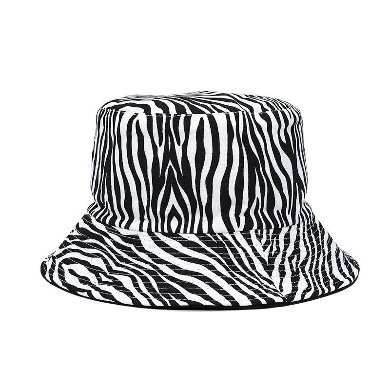 Bucket Hat Women Men Unisex Panda Printed Fisherman Cap Female