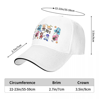 Unisex Baseball Hats Vocaloid Chibi Chaos! Miku