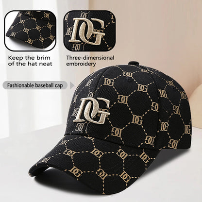 The New Korean Version of the Printed Letter Embroidered Cap Men's