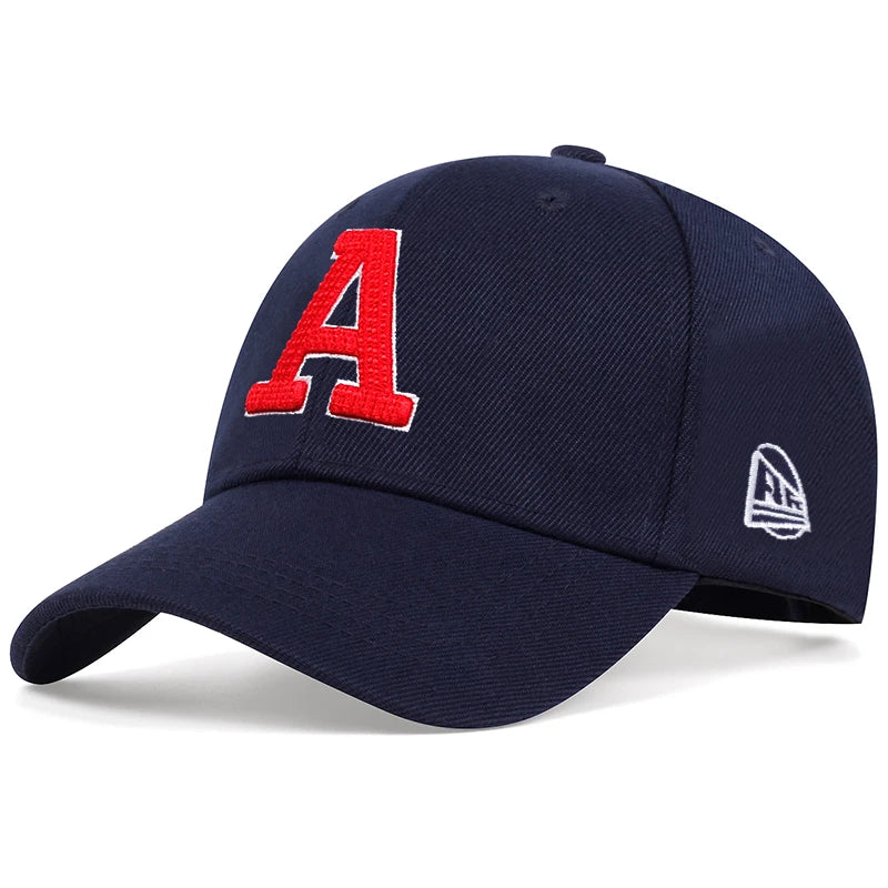 Summer Fashion Men Baseball Cap Letter A Embroidery