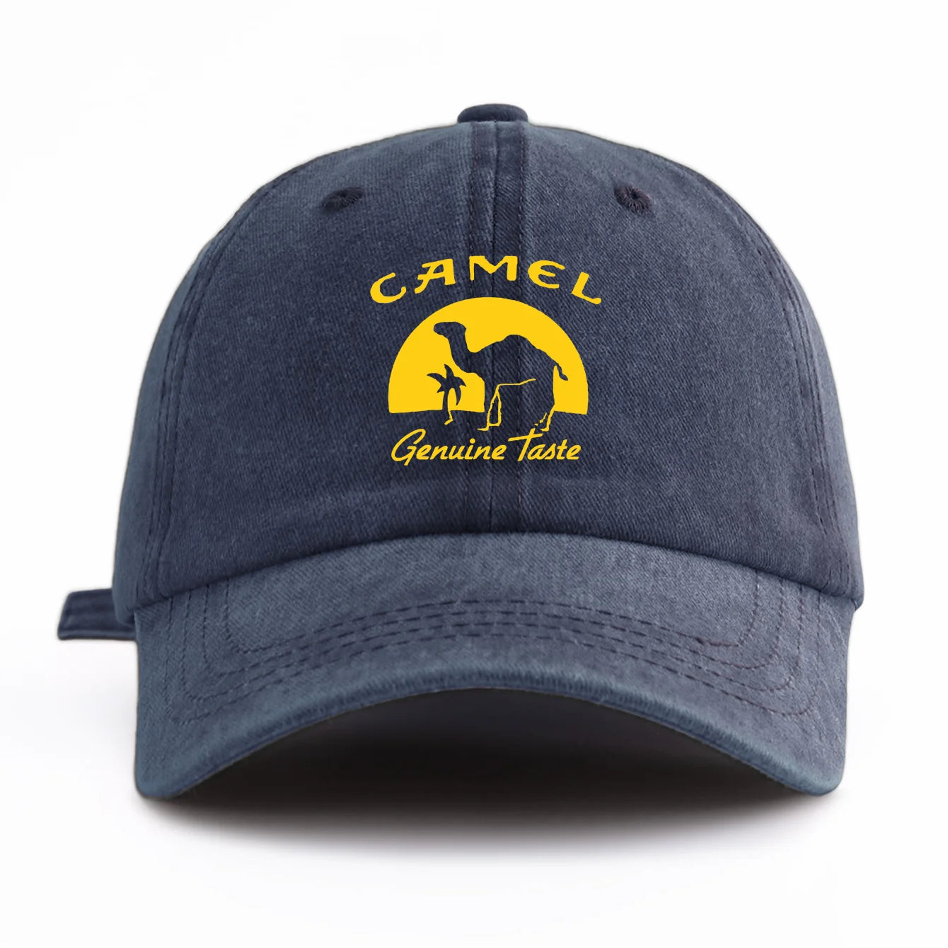 CAMEL Print Washed Baseball Cap For Adults