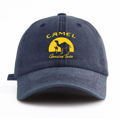 CAMEL Print Washed Baseball Cap For Adults