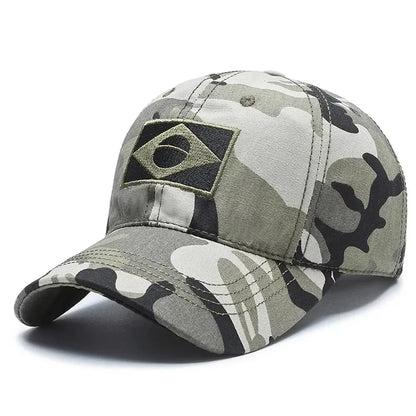 Summer Sun Protection Brazil Flag Baseball Cap