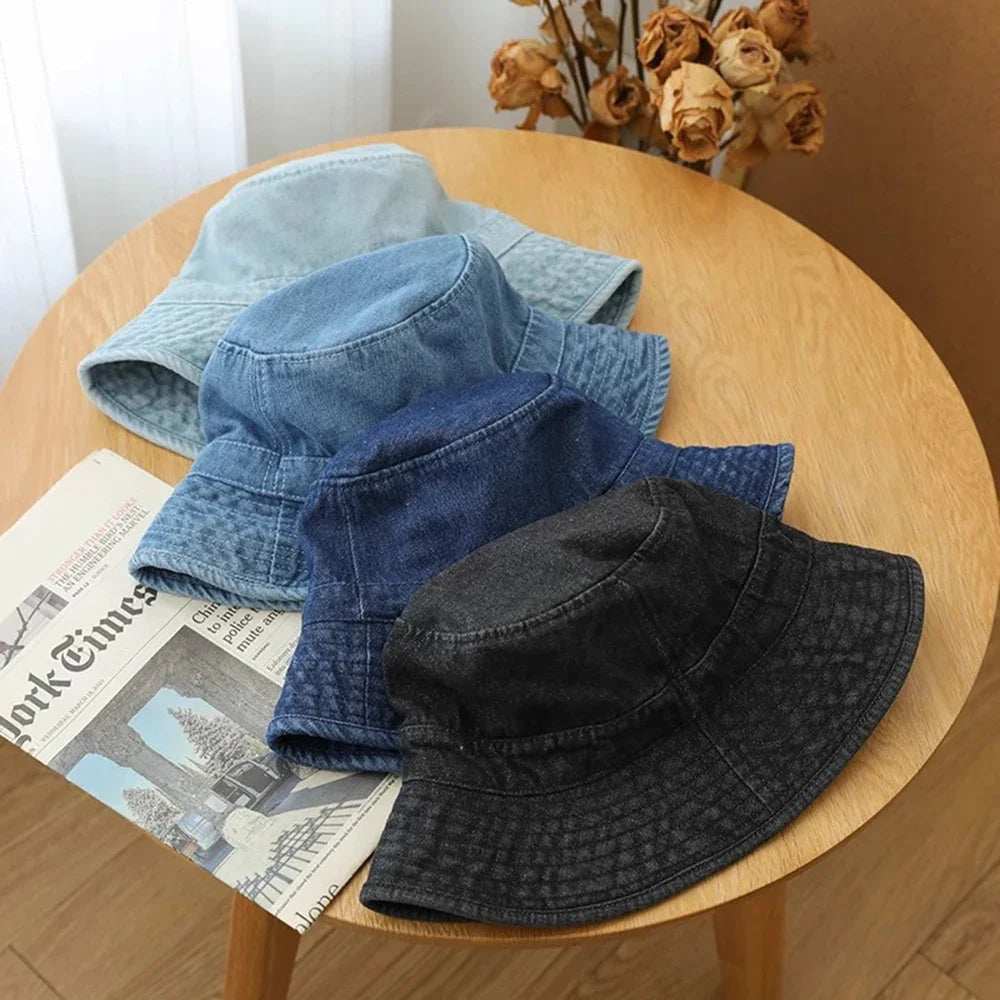 Japanese Style Cowboy Fisherman Hat Big Brimmed For Men Women