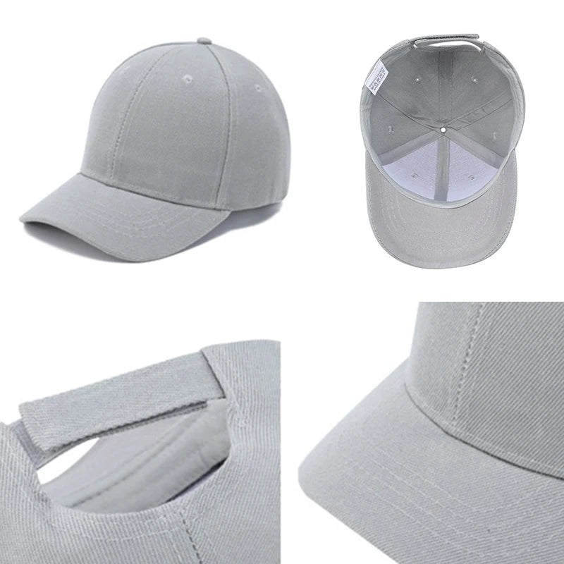 Fashion Baseball Caps For Children Adjustable Solid Color Cap