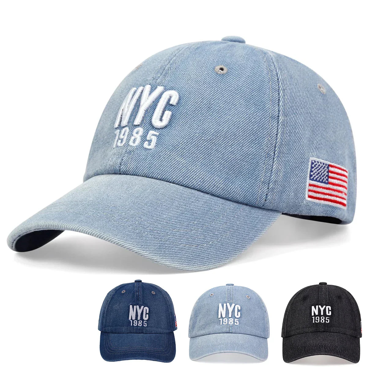 Unisex NYC 1985 Embroidery Baseball Caps