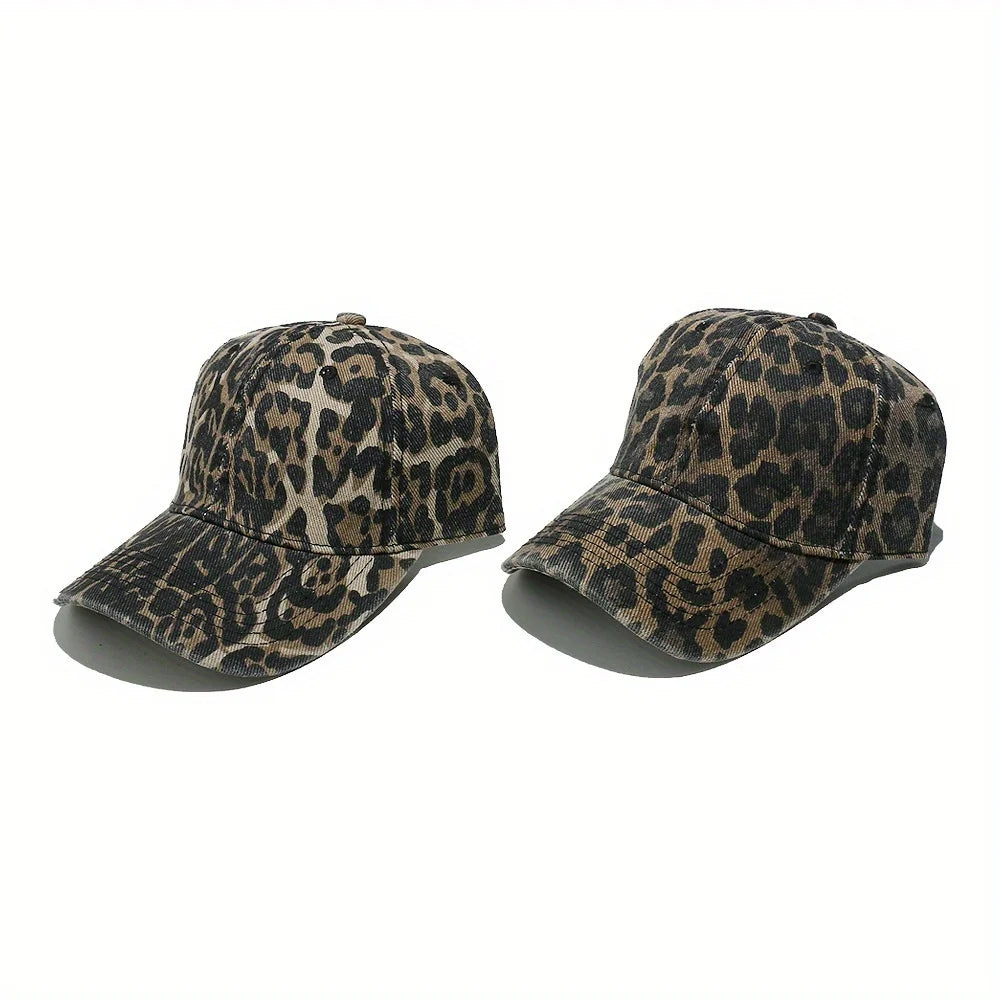 Leopard Print Women's Baseball Cap