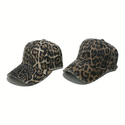 Leopard Print Women's Baseball Cap