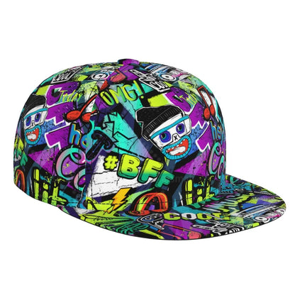 Graffiti Snapback Hat for Men and Women