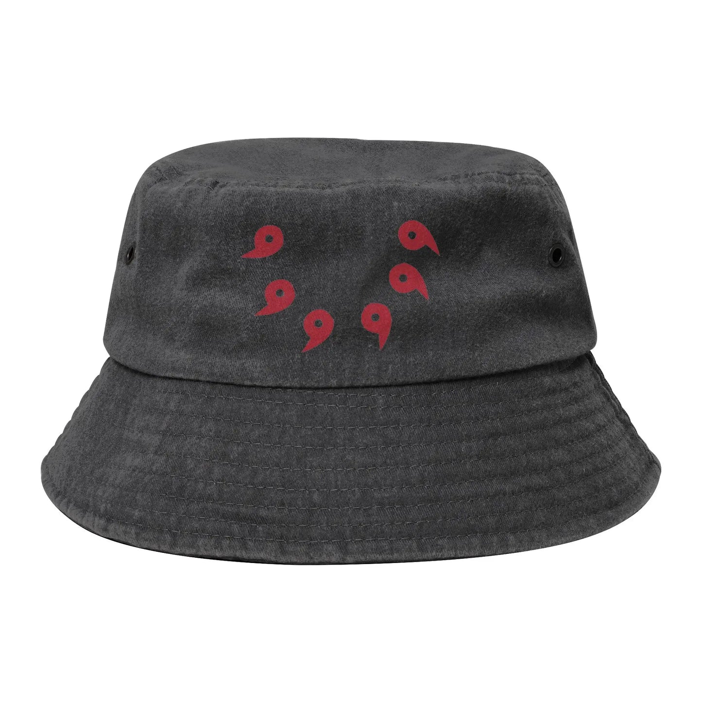 Summer Travel Headwear Rikudou Sennin Chain Washed Denim Bucket Hats