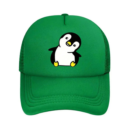 Cute Penguin Print Baseball Cap