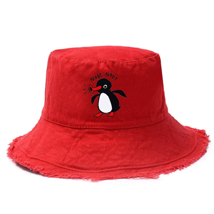 Summer Penguin Bucket Hat Reversible Bob