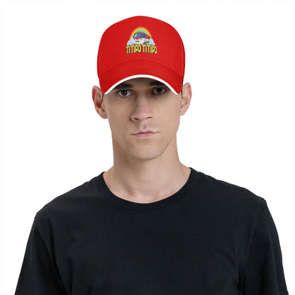 Titipo Train Baseball Caps