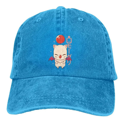 Moogle Kupo Baseball Cap Final Fantasy Cid Game Caps