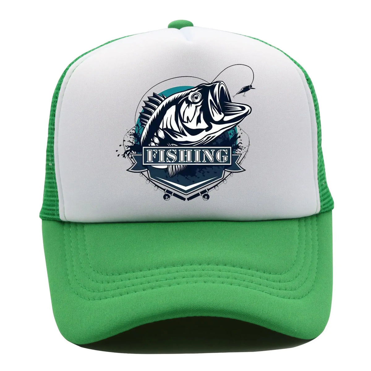 Fishing Print Baseball Cap