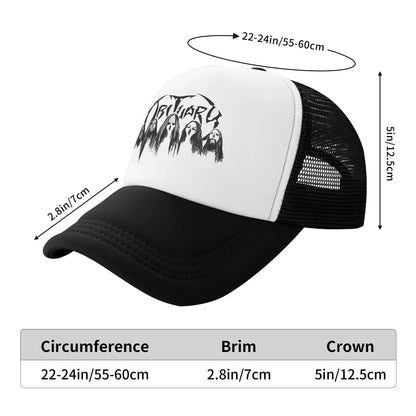 Heavy Metal Band Horror Long Hair Obituary Sport Mesh Baseball Caps