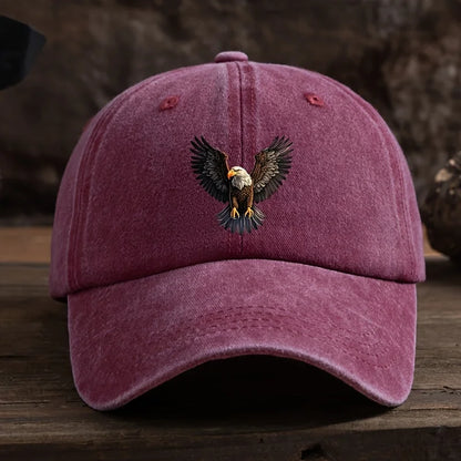 A Winged Eagle Print Baseball Cap For Men's Outdoor Hat