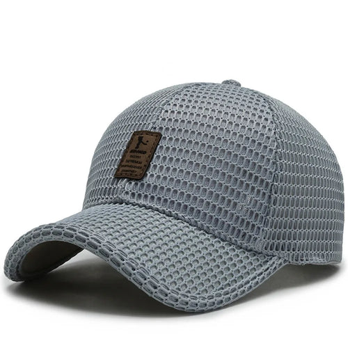 Full Mesh Sun Protection Caps Adjustable Quick Dry Summer Baseball Cap