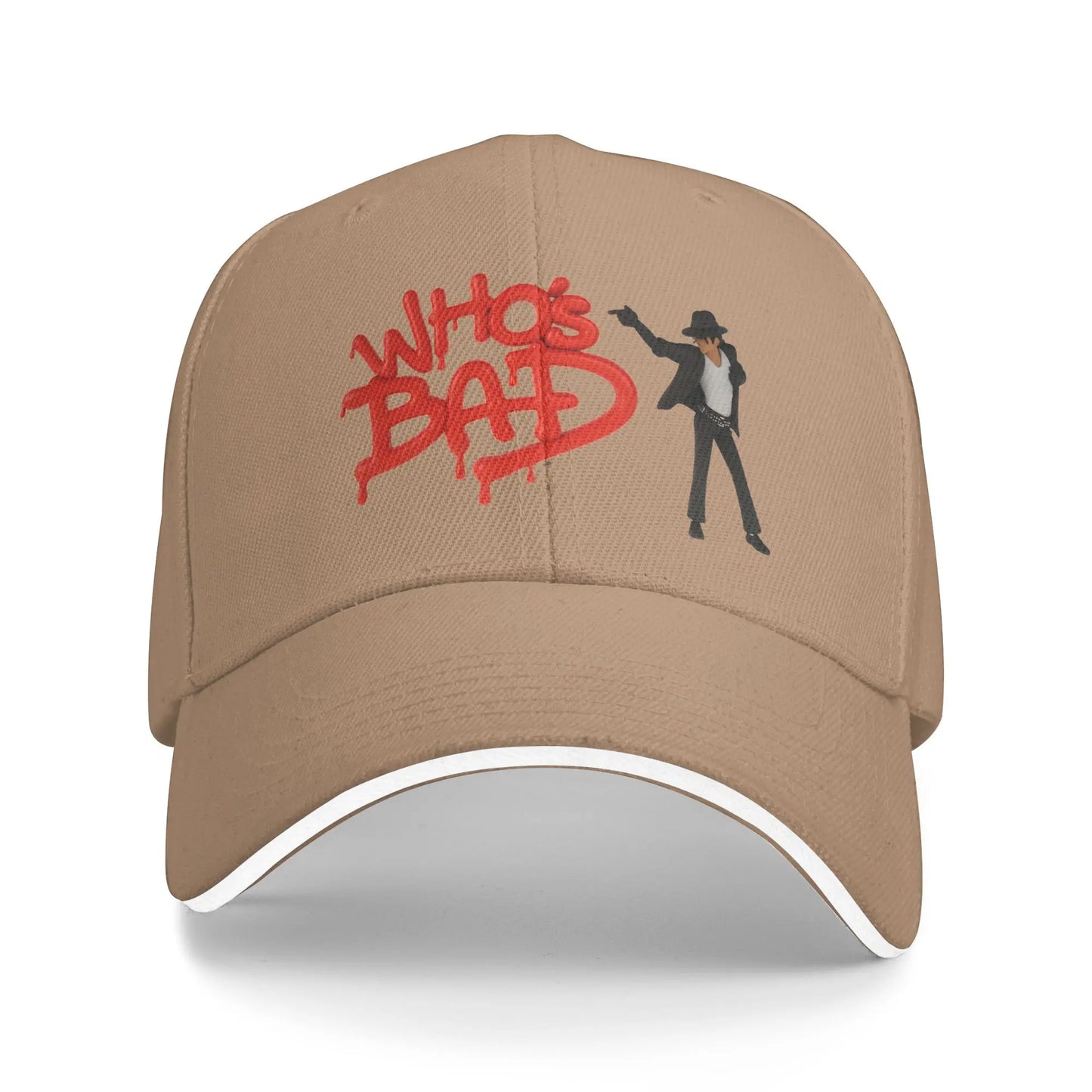 Michael Jackson Who Is Bad MJ Music Sun Baseball Cap
