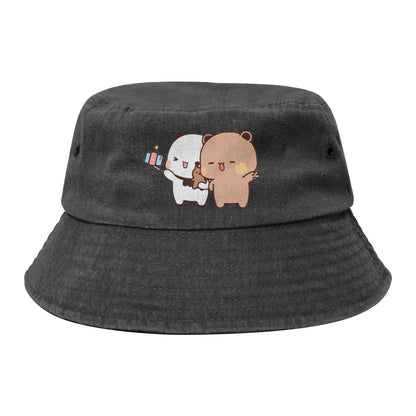 Spring Cute Bubu Was Threw Flip-flops Bucket Hat