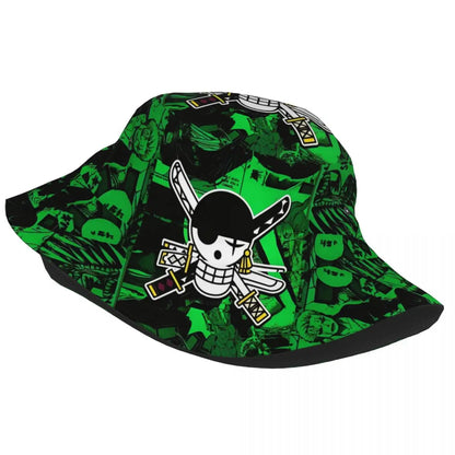 Bucket Hat One Piece Zoro Skull