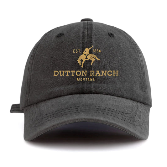 Dutton Ranch Print Washed Baseball Cap For Adults