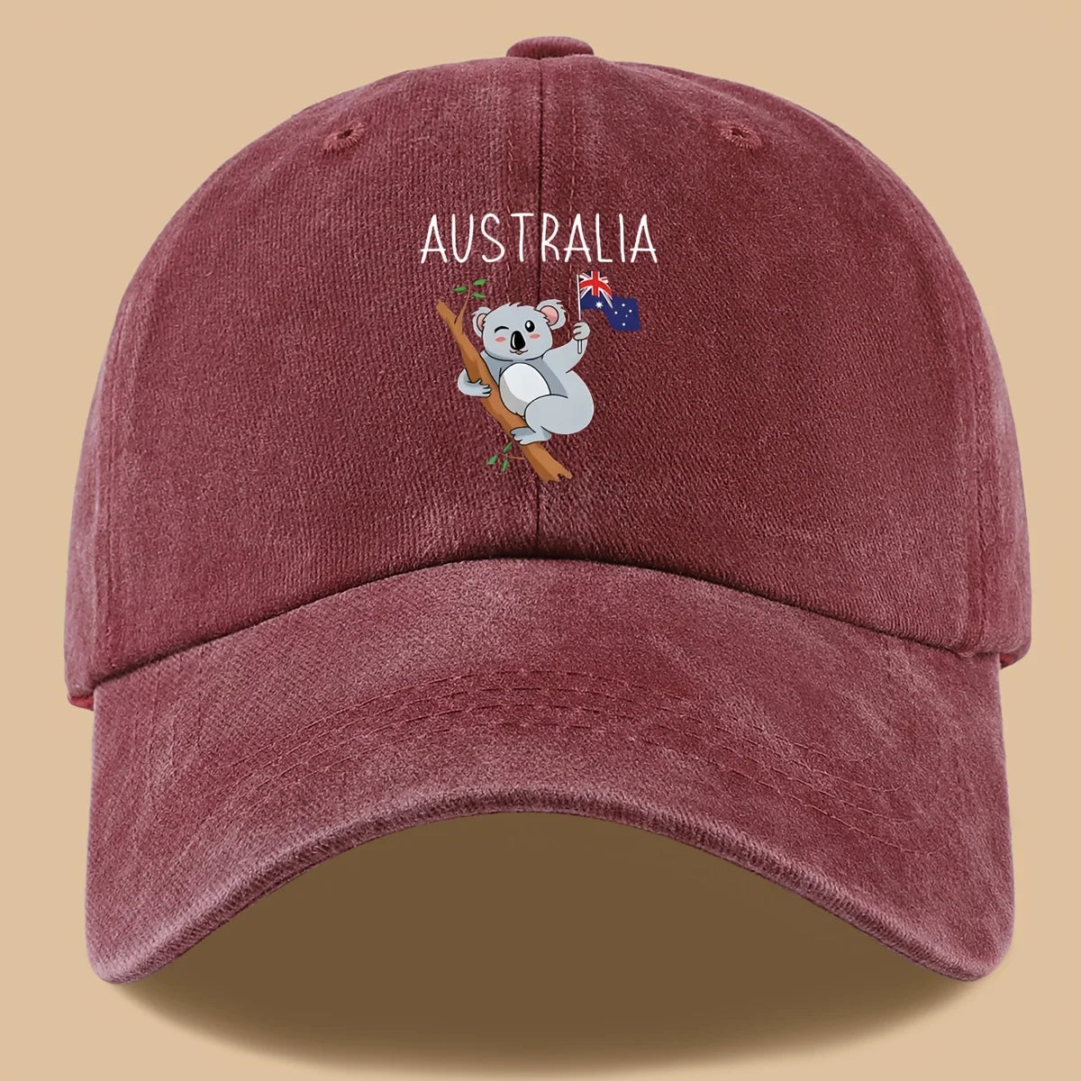 Australia Koala & Flag Baseball Cap
