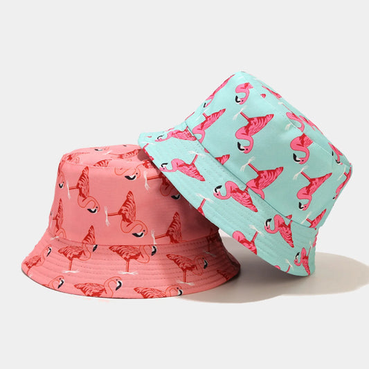Flamingos design Bucket Hats Flamingos Pattern Sun