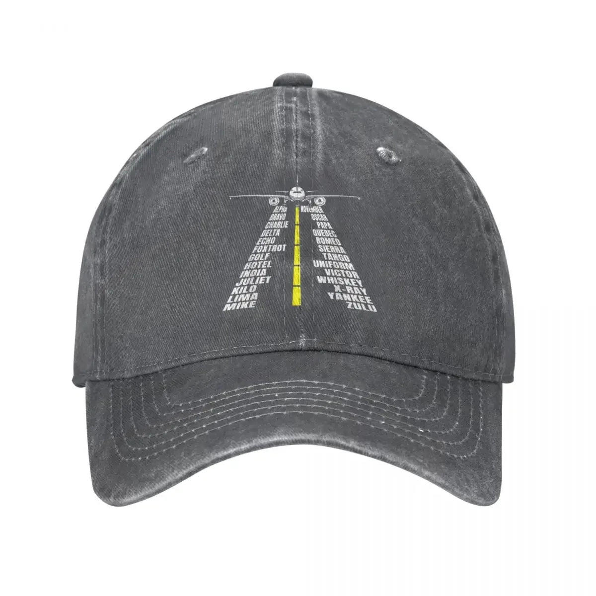 Phonetic Alphabet Aircraft Unisex Baseball Cap