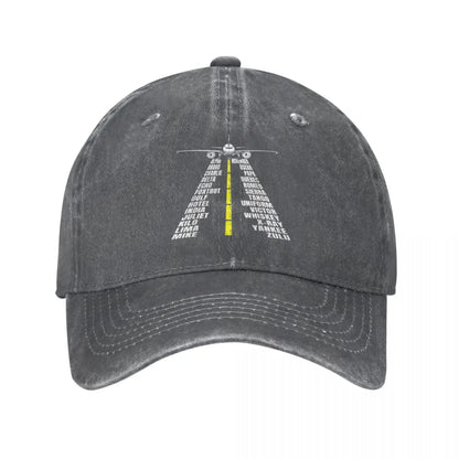Phonetic Alphabet Aircraft Unisex Baseball Cap