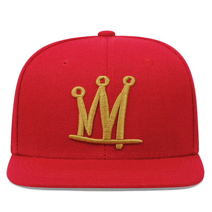 Fashion Men Women Hip Hop Baseball Cap Crown Embroidery Snapback Caps