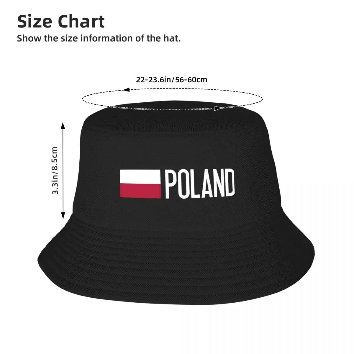 Retro Design Polish Flag & Poland Bucket Hat
