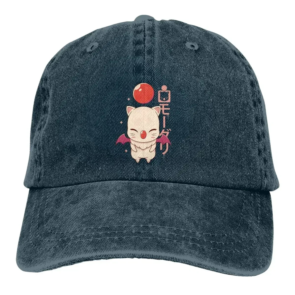 Moogle Kupo Baseball Cap Final Fantasy Cid Game Caps