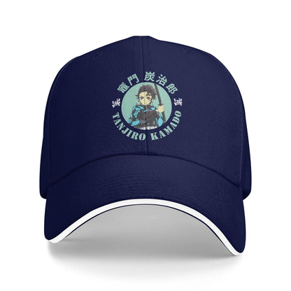 Demon Slayer Kimetsu No Yaiba Tanjiro Circle Baseball Cap