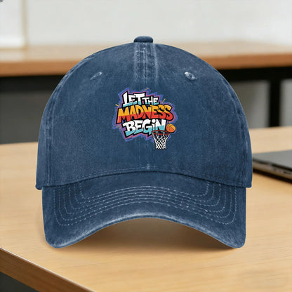 Summer Mad March Begin Basketball Graffiti Baseball Cap