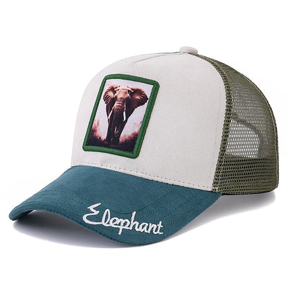 Kangaroo Pattern Patch Design Suede Baseball Cap For Men Women ﻿
