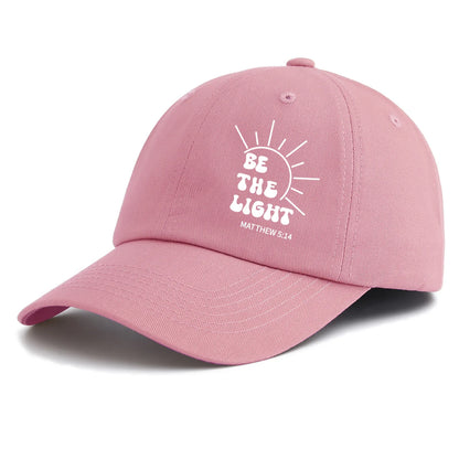 BE THE LIGHT Print Baseball Cap For Adults