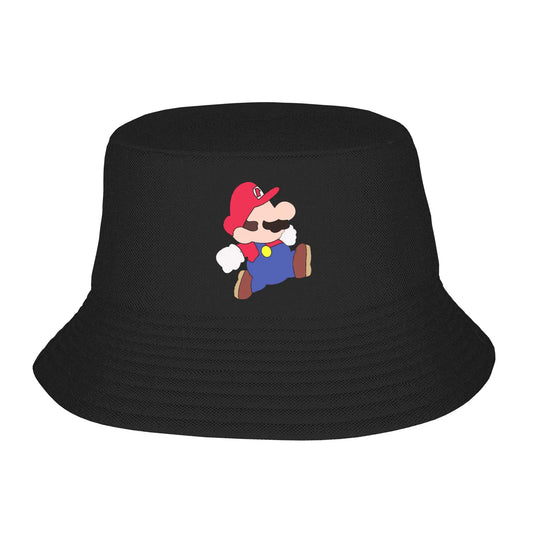 Vocation Getaway Headwear Marios Game Bucket Hat Style Unisex Sun Hat