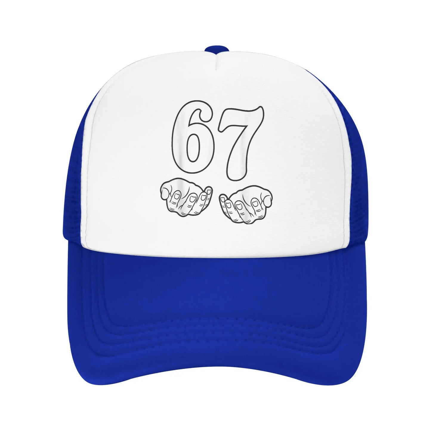 Six Seven 6 7 Funny 67 Gen Alpha Slang 6-7 Meme Baseball Cap