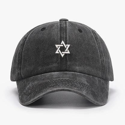 Embroidered Star of David Baseball Caps