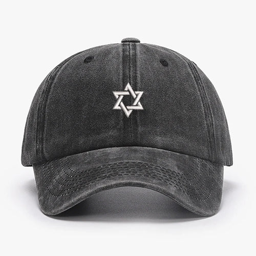 Embroidered Star of David Baseball Caps