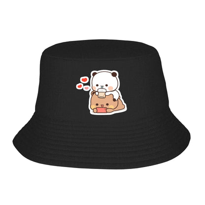 Bucket Hat Cute Happy Bubu Face